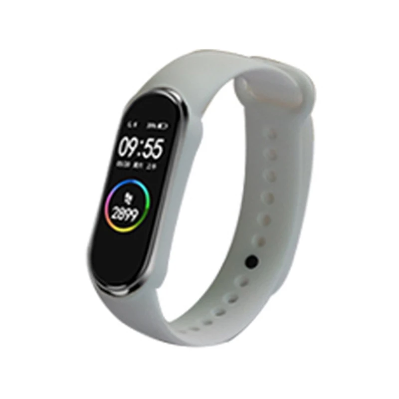 Fit for Mi Band 6 5 for Smart Watch Silicone Strap Drop-proof Sweatproof Wristba 4