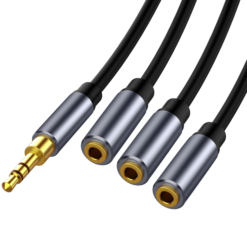 

Headphone Audio Extension Cord TRS 3.5mm Male To Female Jack Splitter Adapter Aux Cable for PC Phone Tablet MP3 Player Speaker