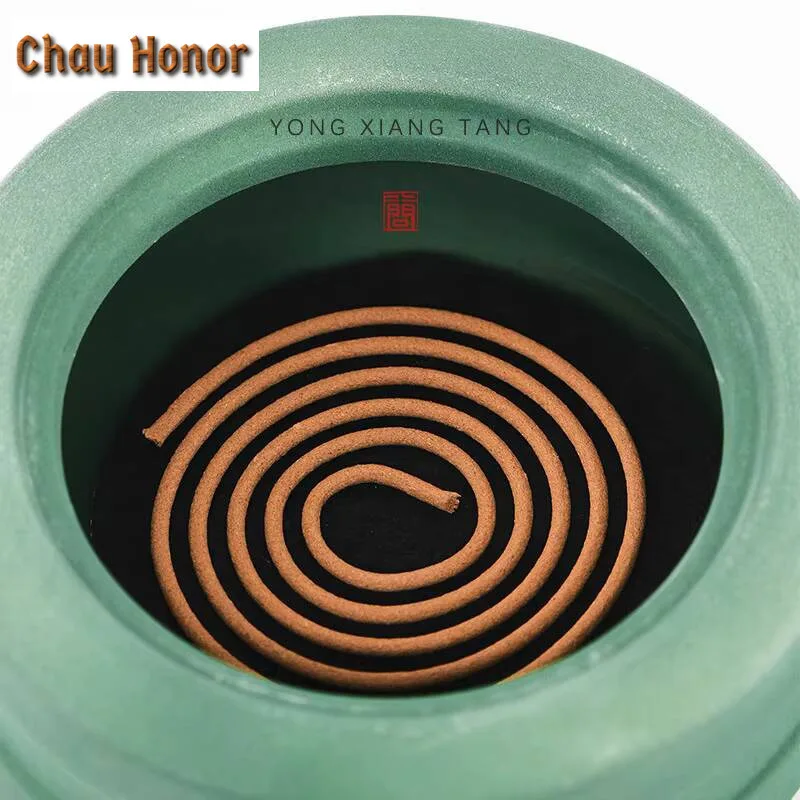 Thousands of Miles of Jiangshan Ceramic Plug-in Incense Burner Home Indoor Aromatherapy Stove Zen Ornaments Zen Decor Ornaments