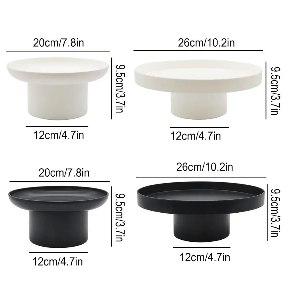 Simple modern circular storage tray living room porch fruit and vegetable aromatherapy small items desktop storage tray 6