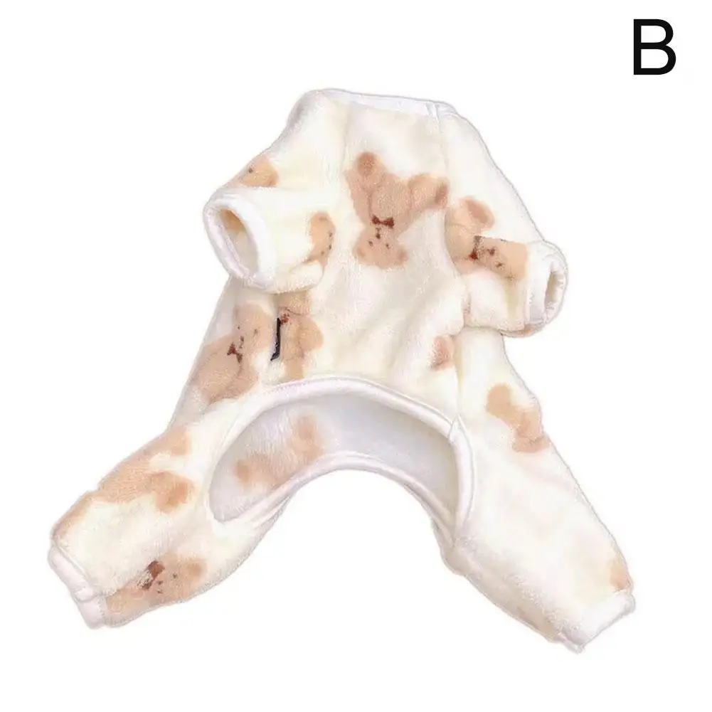 Winter Dog Cat Sweater Warm Plush Dog Clothe For Small Medium Dogs Cats Soft Puppy Coat Jacket Chihuahua Teddy Costum Pet S V5W6
