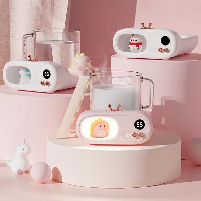 Termosztatikus Bögrék Meleg Szőnyeg Hordozható Fűtő Bögre Energiamegtakarítás Biztonsági Könnyű Gyakorlati Eszközök Otthoni Irodákhoz - Image 2