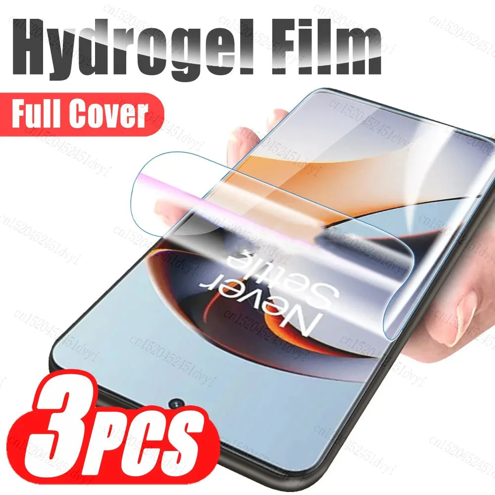 

3PCS For OnePlus 11 11R 10R 10T 10Pro Nord CE 3 Lite N30 5G Screen Protectors HD Hydrogel Film For Oneplus Ace Racing Pro 2 2V