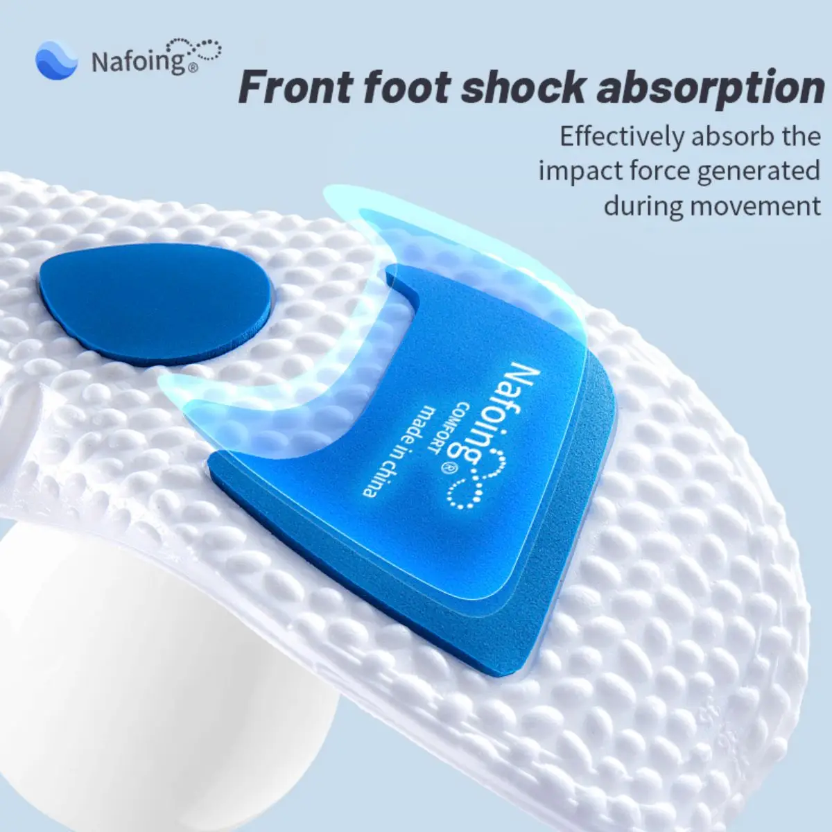 Enhanced Arch Support Shock Absorption Insoles with Breathable Memory Foam