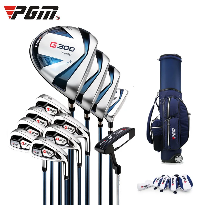 

PGM Men's Golf Clubs Full Sets G300 Right Handed Flex R Graphite/Steel Shaft Golf Driver Irons Sand Wedge Clubs Set Men with Bag