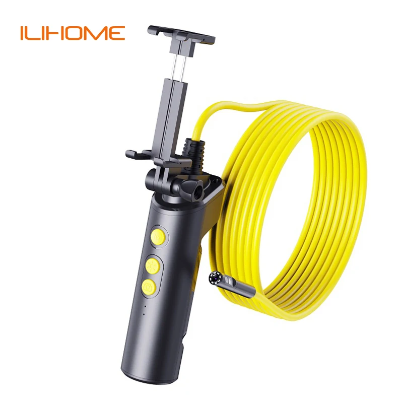 Dual Lens Camera WIFI Endoscope HD1080P 5.5MM 8MM Mini Inspection Borescope LEDs IP68 Waterproof Sanke for Android Phones Iphone endoscope camera