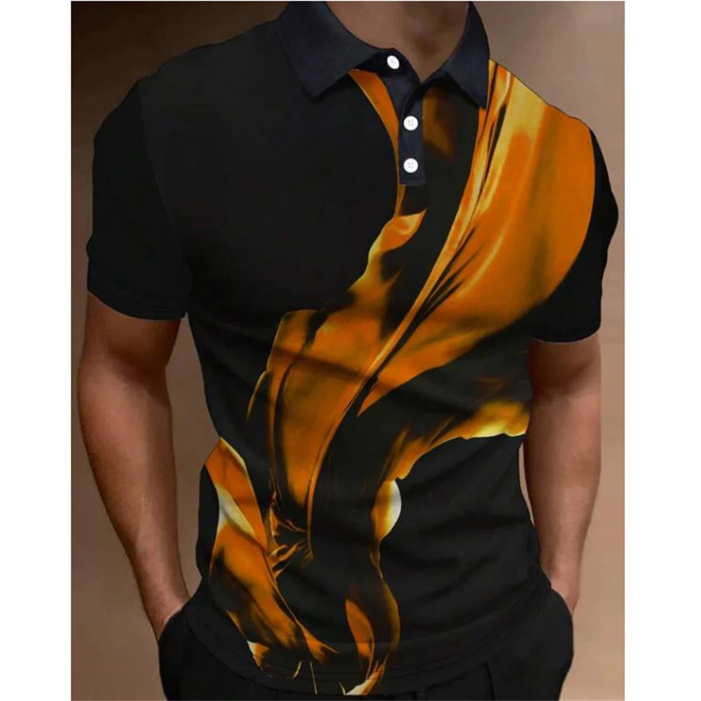 Polo Shirt Fashion Men'S Gradient Line Summer Short Sleeved T-Shirt Casual Daily Lapel Topt-Shirt Striped T-Shirt Men'S Clothing 11 S75e4c7c98e114a4ca834a37e9628b874F Polo Shirt Fashion Men'S Gradient Line Summer Short Sleeved T-Shirt Casual Daily Lapel Topt-Shirt Striped T-Shirt Men'S Clothing