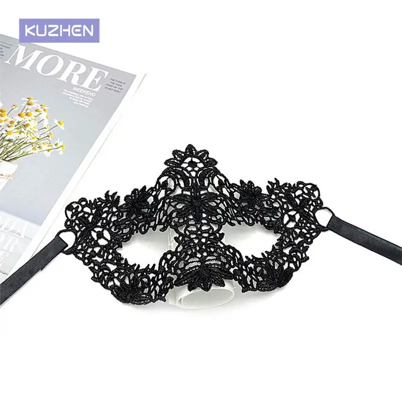 

Sexy Black Lace Mask Women Hollow Lace Masquerade Face Mask Princess Prom Party Festival Halloween Cosplay Masks Accessories