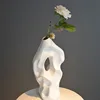 CAPIRON 37cm Nordic Ceramic Vase Abstract Pampas Grass Dried Flower Living Dinning Room Cabinet Office Desktop Decoration Gift 5
