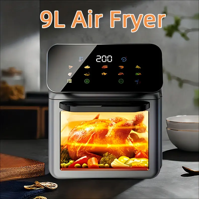 9L Air Fryer,1350W Air Electric Oven,Multi-Function Home Kitchen Oil-Free Low Fat Electric Fryers,Deep Fryer 110V 220V 에어프라이기 3