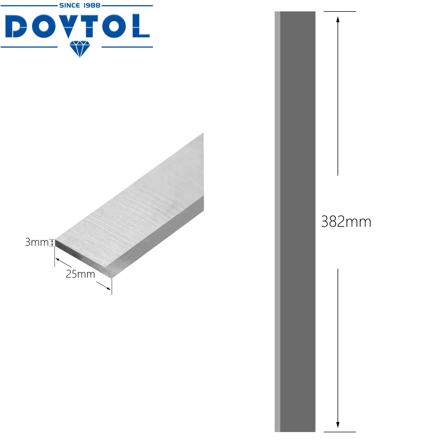 Planer Blades 3pcs for Delta 22 677 DC 380 Grizzly G0453 G1021 G6701 JET 708529G