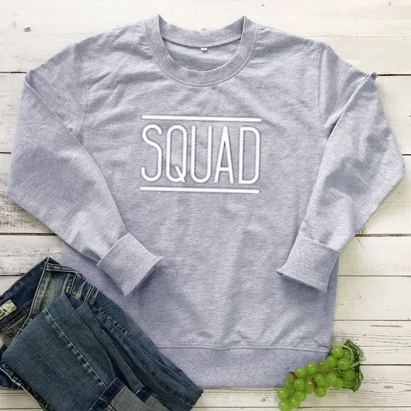 Bride Squad Wedding Party Sweatshirt Crewneck Personalized Matching Sweater Getting Ready Bridesmaid Morning 100% cotton top y2k