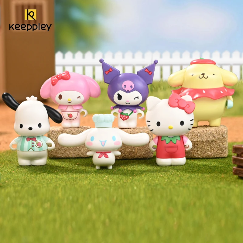 Keeppley Sanrio Building Blocks Kuromi Hello Kitty Strawberry Town
