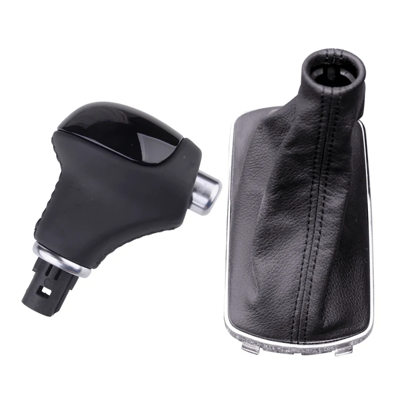 

84640A7100 Automatic Gear Shifter Lever Knob with Gaiter Boot Cover Fit for Kia Forte Optima TF 2014 2015