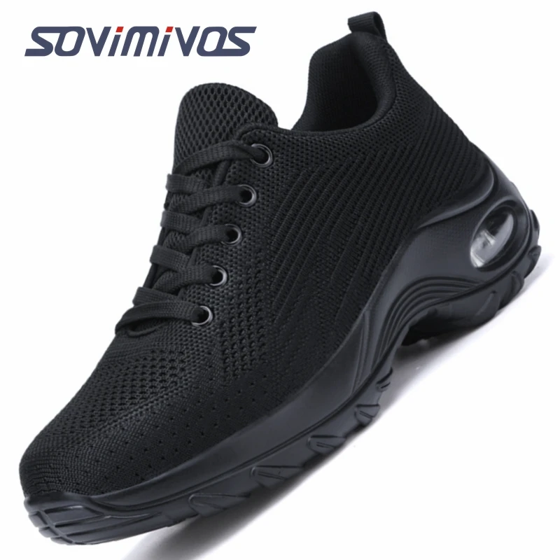 Womens Walking Shoes Breathable Non Slip Work Shoes Comfortable Air Cushion Orthopedic Sneakers with Arch Support Dance Shoes
