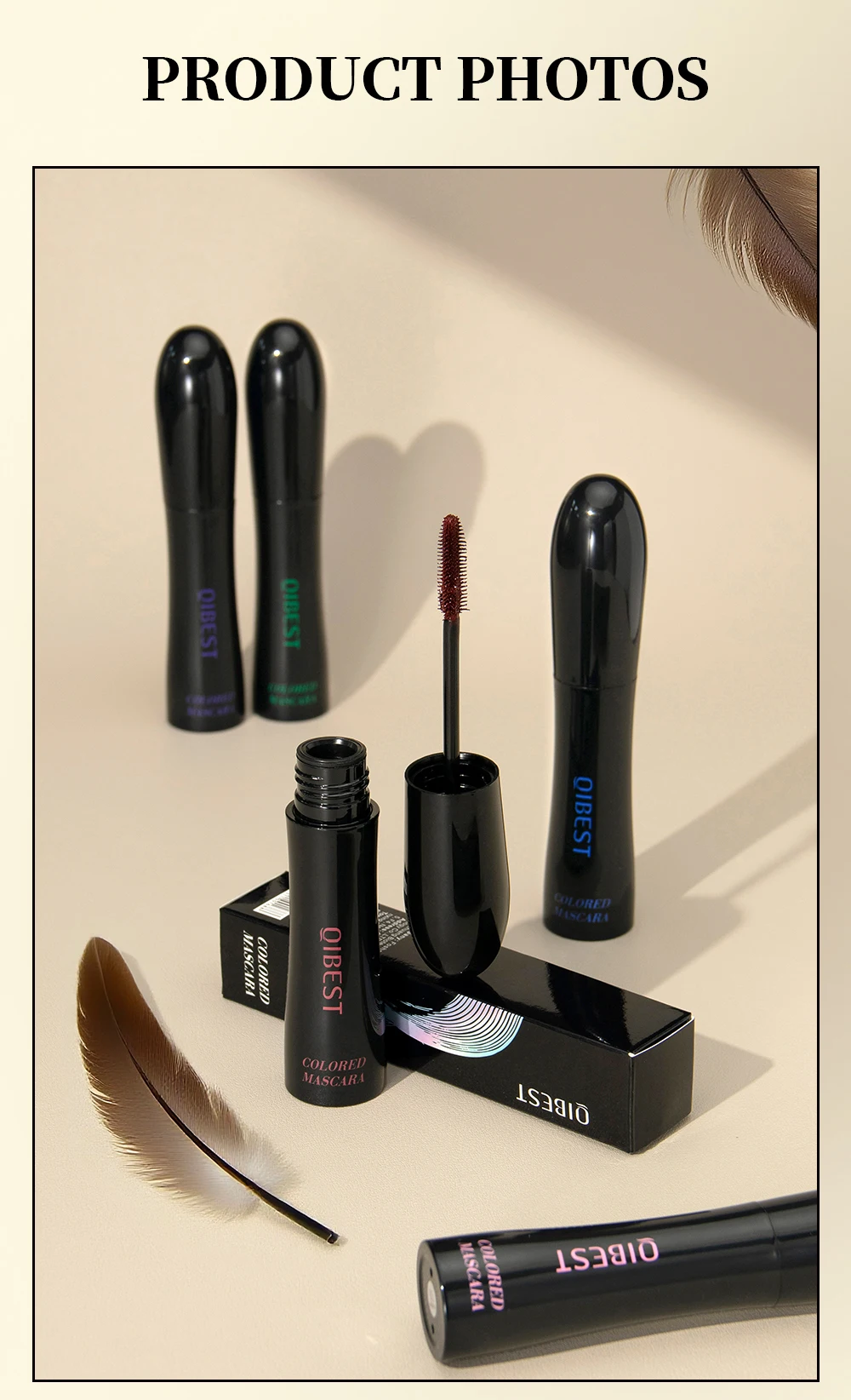 Waterproof Chocolate Brown Mascara For Lengthening And Curling_voghion.com