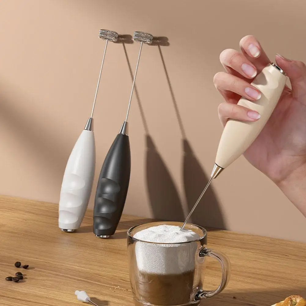 Versatile Handheld Electric Milk Frother and Foam Maker