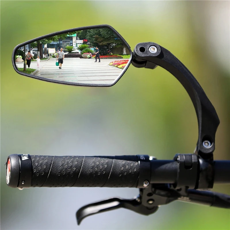 

Bicycle Mountain Bike Mirrors 360 Degree Rotating Large Range Rear View Reflector Sturdy Material and High Definition