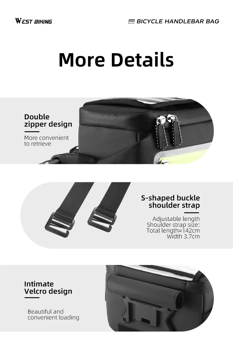 Waterproof Bike Phone Handlebar Bag - Image 9