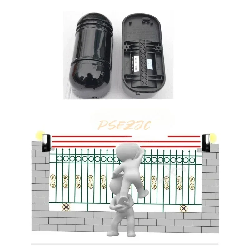 Rivelatore A Infrarossi ABT-100 - Doppio Fascio Per Sicurezza Esterna, 100m - Foto 2