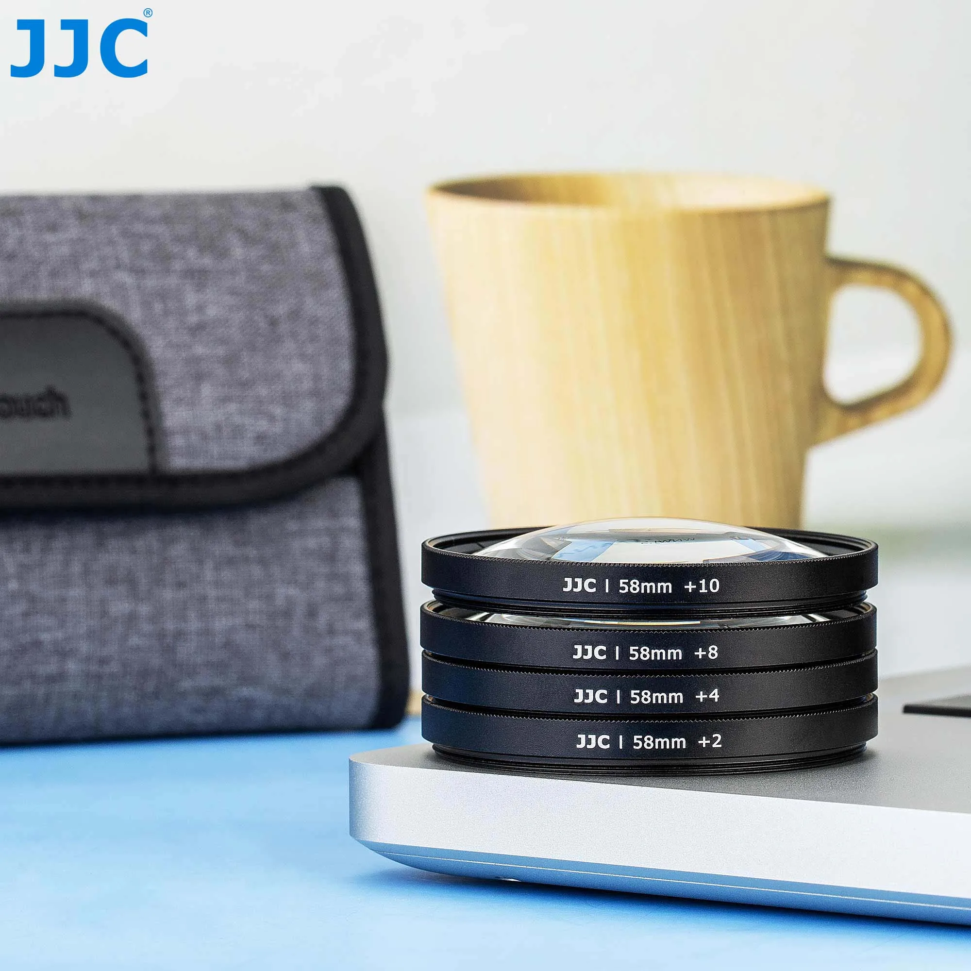 JJC Makro-Close-Up-Linsenfilter-Set mit Filterbeutel für Sony A6600 A6500 +2 +4 +8 +10 Close-up-Filter 49 mm 55 mm 58 mm 62 m 77 mm – Detail 12