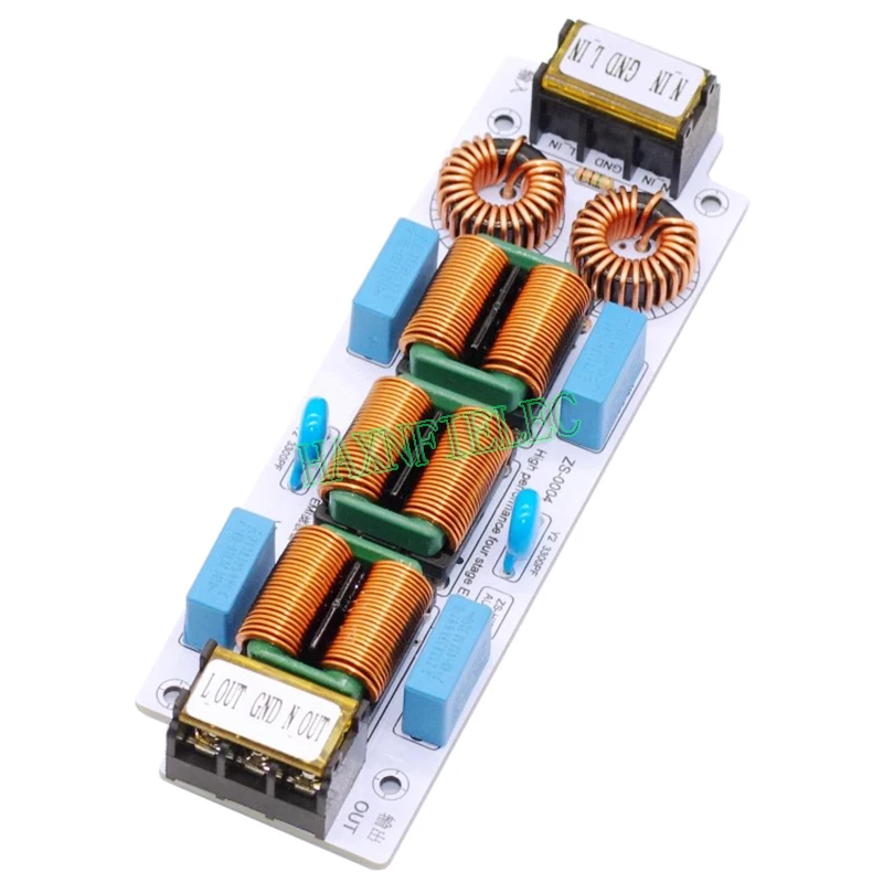 Advanced EMI Power Filter with 4-Stage Differential and Common Mode Filtering