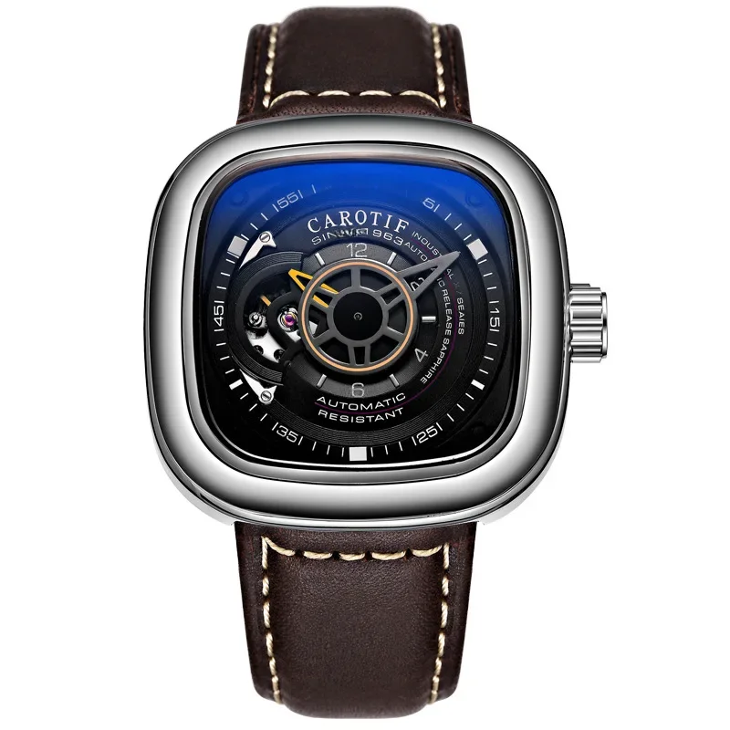 Karotif Trendy Men's Automatic Skeleton Watch with Large Dial