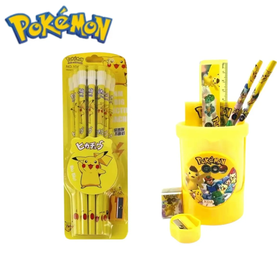 12pcs Pokemon Pencil HB Pencil Children Cartoon Anime Student Stationery  School Supplies Pencils for School Pikachu Figure Toys - AliExpress