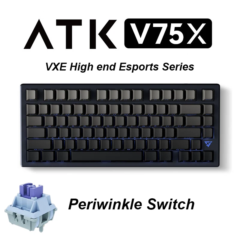 Atk vxe v75x mechanische Tastatur Aluminium legierung obere 