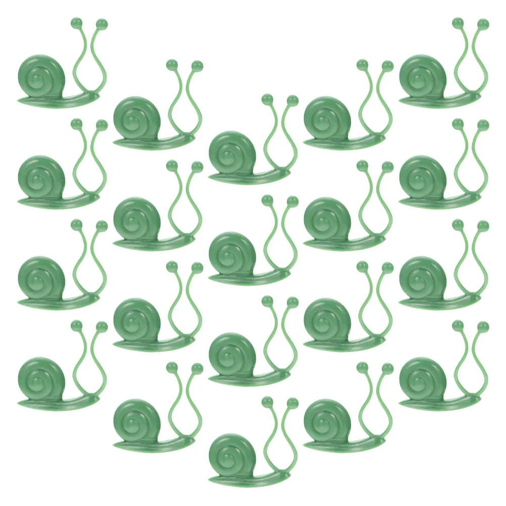 

20 Pcs Jigs Support Clips Plant Securing Vines Climbing Hook Wall Fixture Clamp Parts