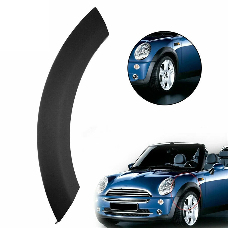 Per Mini Cooper 2002-2008 Passaruota Trim Fender Flare Wheel Sopracciglio Protezione Parafango Superiore Lip Arch Extenders Antigraffio