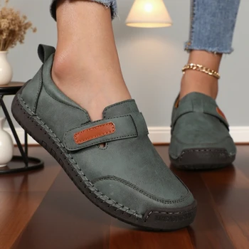 العلامة التجارية الجديدة النساء أحذية ناعمة مسطحة الانزلاق على المتسكعون الأخفاف الناعمة حذاء كاجوال بفتحات تهوية ​   أحذية Zapatillas De Deporte للنساء 3