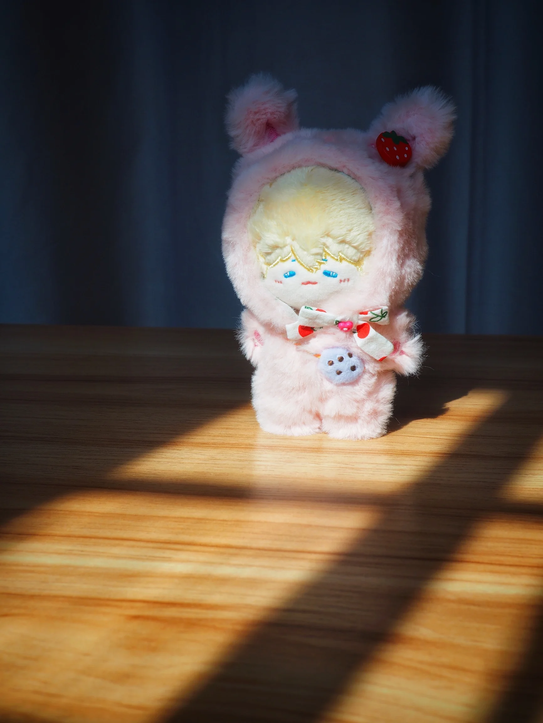 Doll Clothes Barbie Doll Clothes Handmade 2pc/set Plush Bear Rabbit Sheep Jumpsuits Set For 10cm 15cm 20cm Kpop Doll