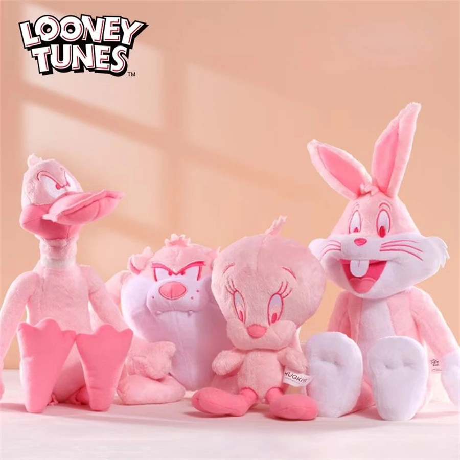 Looney Tunes Bugs Bunny Peluche Action Figures Tweety Bird Ola Bunny Daffy Duck Anime Cartoon Plushies Peluche Giocattoli Regalo