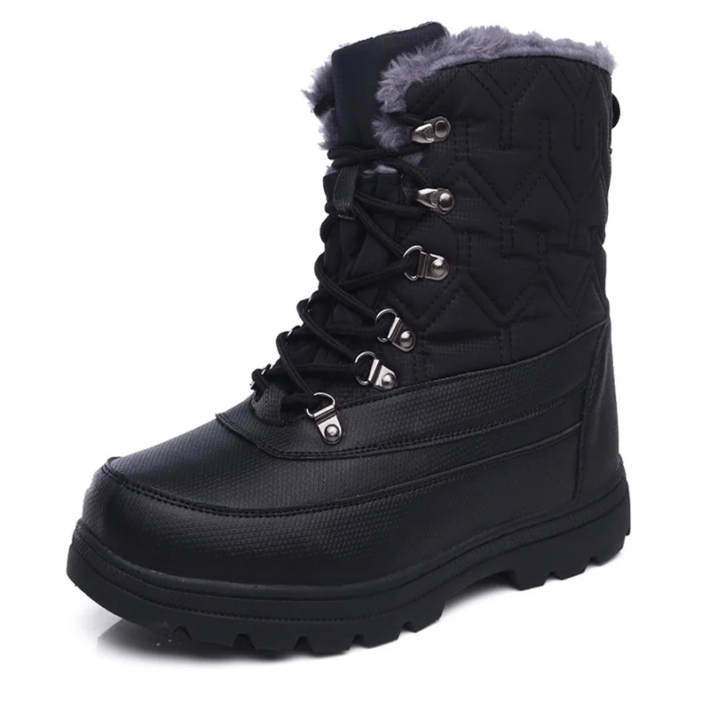 

Snow Boots Men Winter Shoes Non-slip Boots Retro Men's Boots Tide Tooling Shoes Fashion Male Shoes