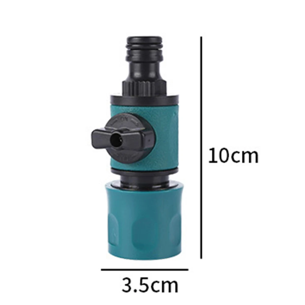 

Garden Watering Hose ABS Quick Connector Garden Hose Pipe In Line Tap Shut Off Valve Connect Adaptor Tool Gadget