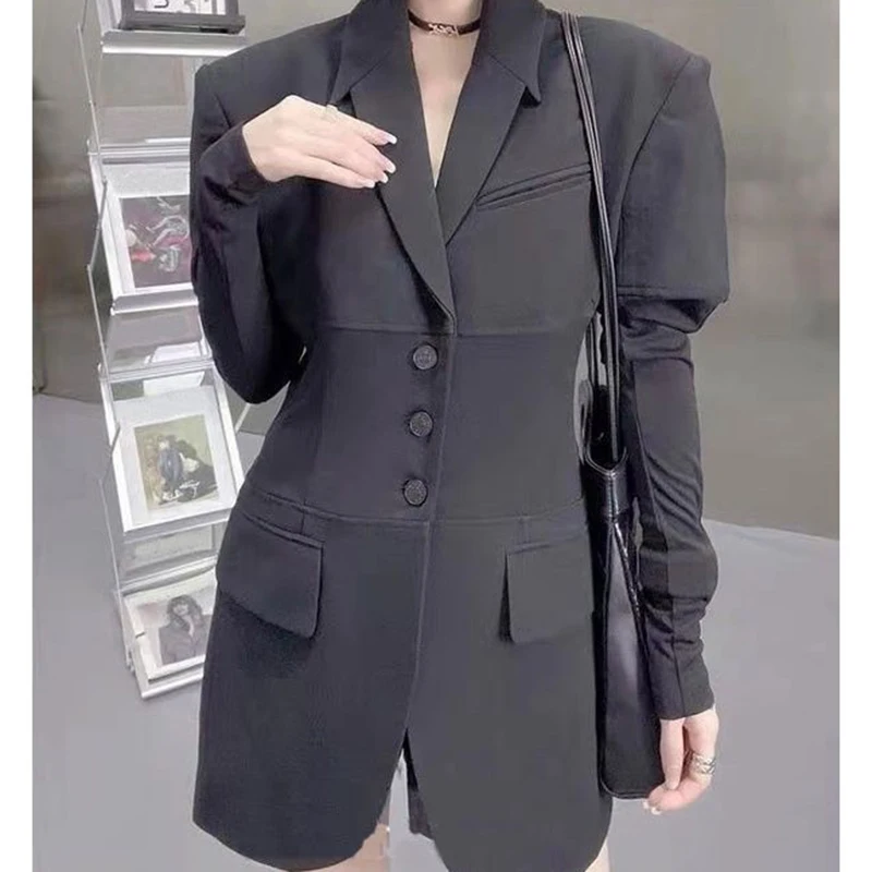 Suit jacket women's spring and autumn 2024 new waist-shrinking and slim high-grade design sense niche fashion temperament suit