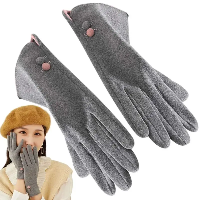 

Women's Touchscreen Warm Gloves Women's Winter Gloves Warm Lined Touch Screens Driving Gloves Winter Gloves Touch Screens