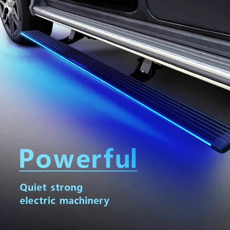 LEDLongShortPowerStepPedalCarElectricSideStepRunningBoard