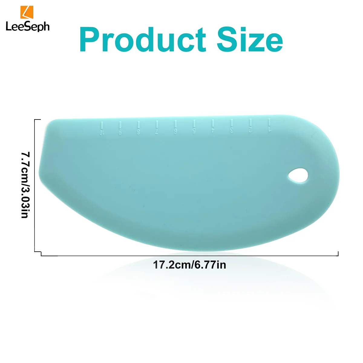 Flexible Silicone Bowl Dough Scraper 2