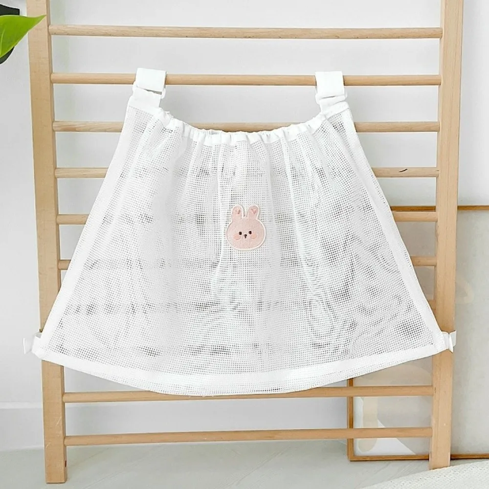 Multifunction Baby Stroller Storage Bag Cartoon Animals Bear Rabbit Baby Pram Hanging Bag Squirrel Large-capacity Mesh Mommy Bag