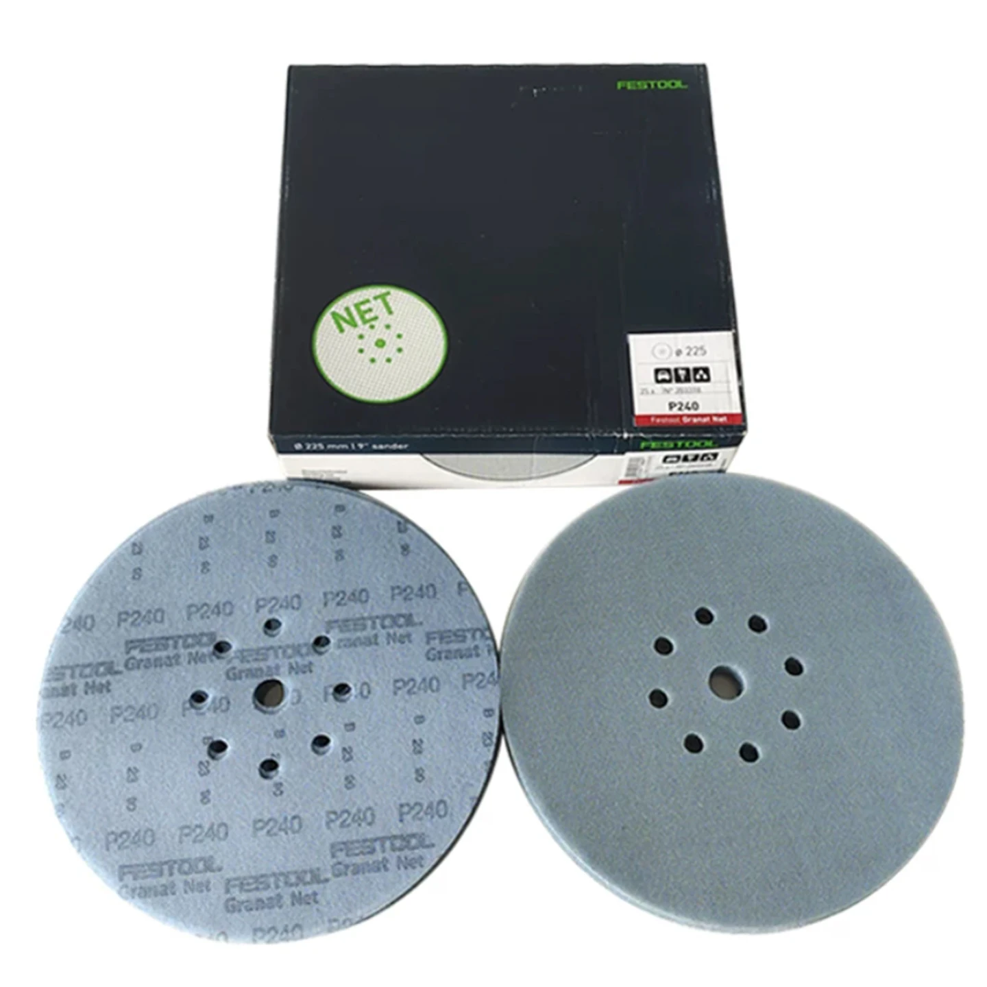 페스토 9인치 225mm 벽면 샌딩페이퍼 메쉬 자가점착 플록킹 자동차 도장면 샌딩 내구성 모래 손실 없음