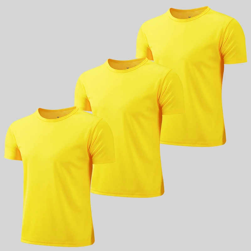 Three yellow