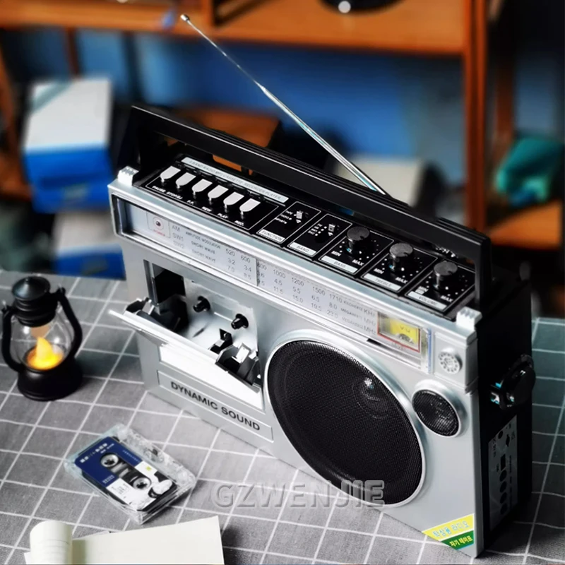Retro retro cassette player cassette player radio receiver Bluetooth speaker TF card FM caixa de som bluetooth