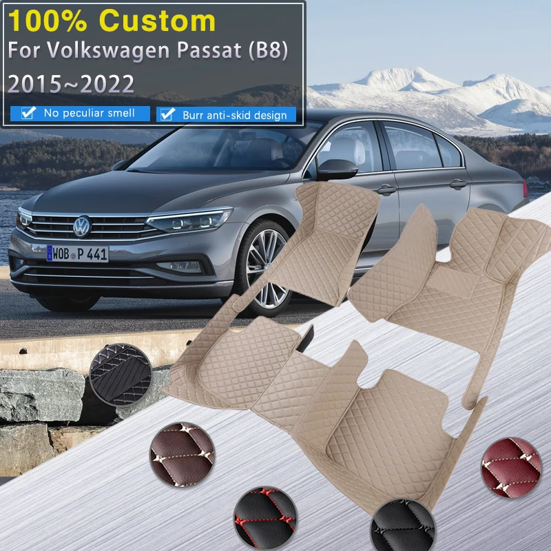 Car Floor Mats For Vw Volkswagen Passat B8 Gt 2015~2022 Durable