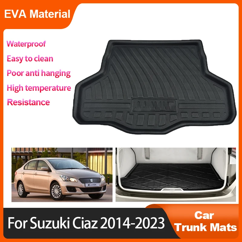 

Car Trunk Mats For Suzuki Ciaz Toyota Belta 2014-2023 2016 2018 2019 2020 Waterproof Protective Storage Pad Carpet Accessories