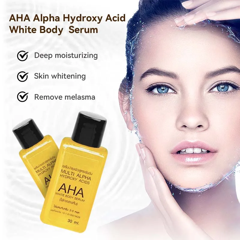 AHAAlphaHydroxyAcidWhiteningBodySerumBrighteningMoisturizing
