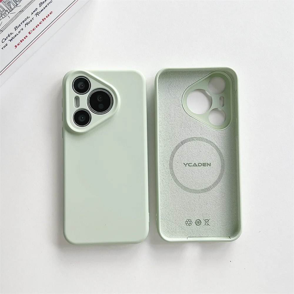 Magnetic Liquid Silicone Soft Cover with Wireless Charging Capability