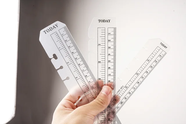 Ruler A5 A6 Page Marker Page Finder Ruler Measuring Rule Binder Notebook  Dividing Pages Ruler Planner Agenda Notebook Organizer - AliExpress