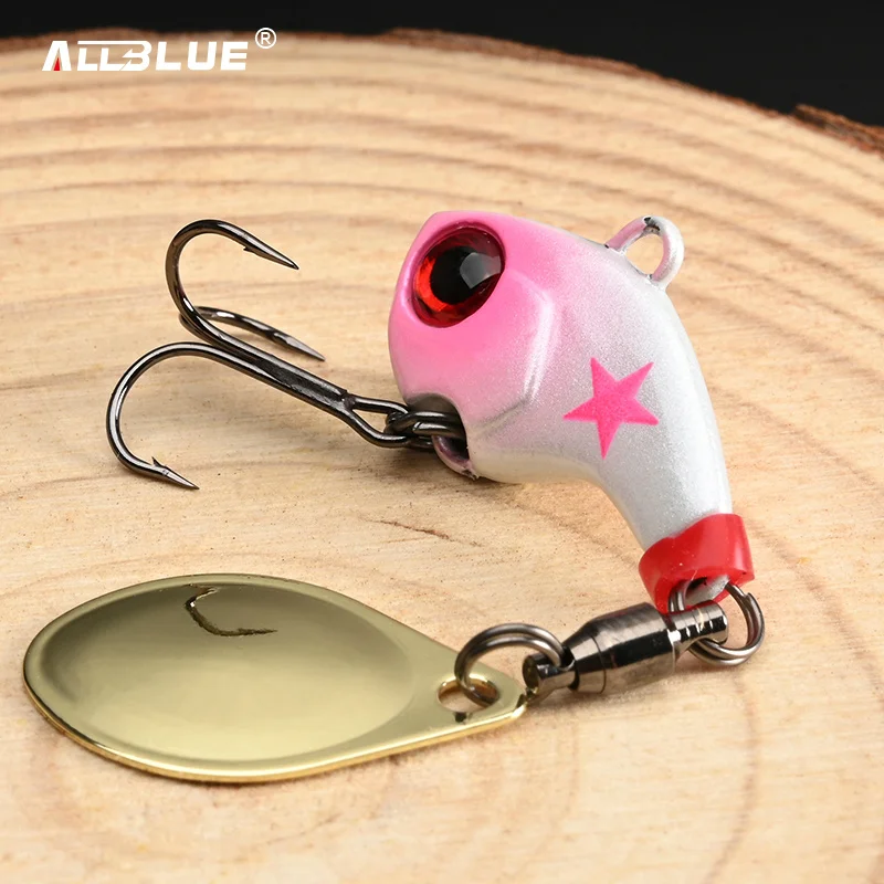 ALLBLUE CYCLONE Tail Spinner Metal Vib Shad Casting Shore Jig wibracja Jigging Blade łyżka zanętowa sztuczna przynęta Tackle